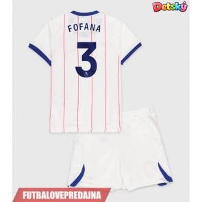 Lacne Dětský Futbalové dres Chelsea Wesley Fofana #3 2026-27 Krátky Rukáv - Tretina (+ trenírky)